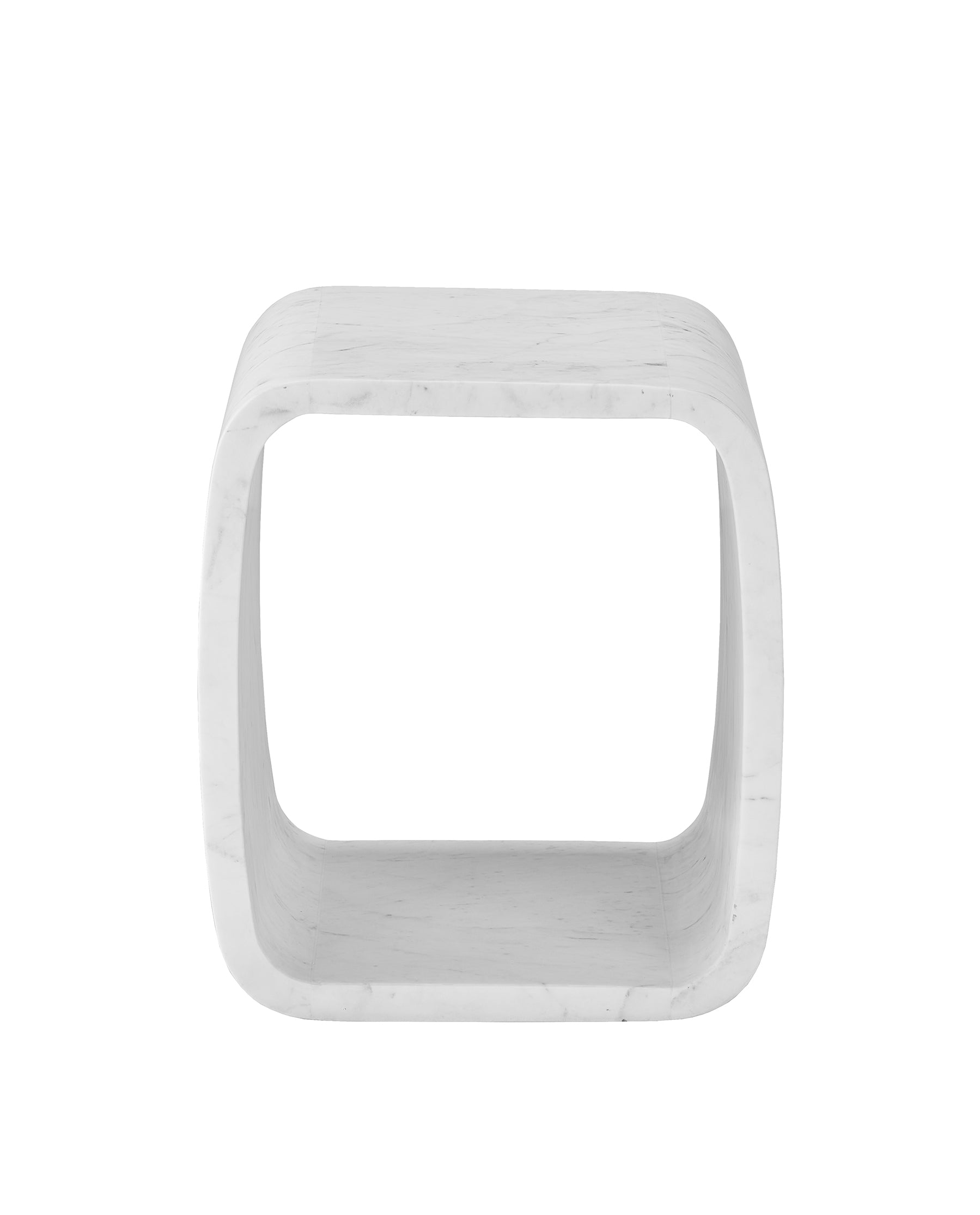 Cubist Solid Banswara Marble Side Table