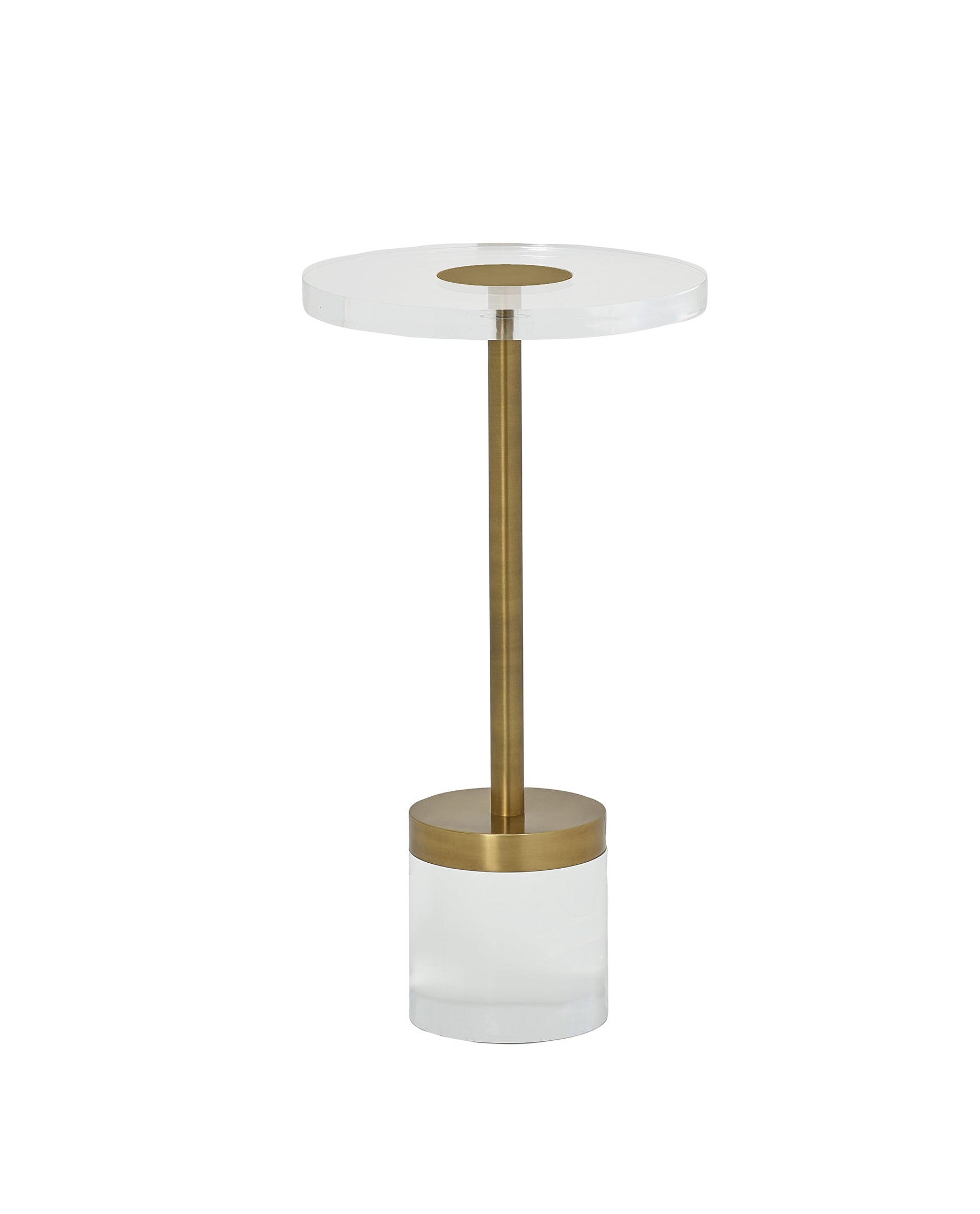 Deco Lucite Martini Accent Table