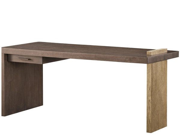 Walnut & Gilded Oak Desk