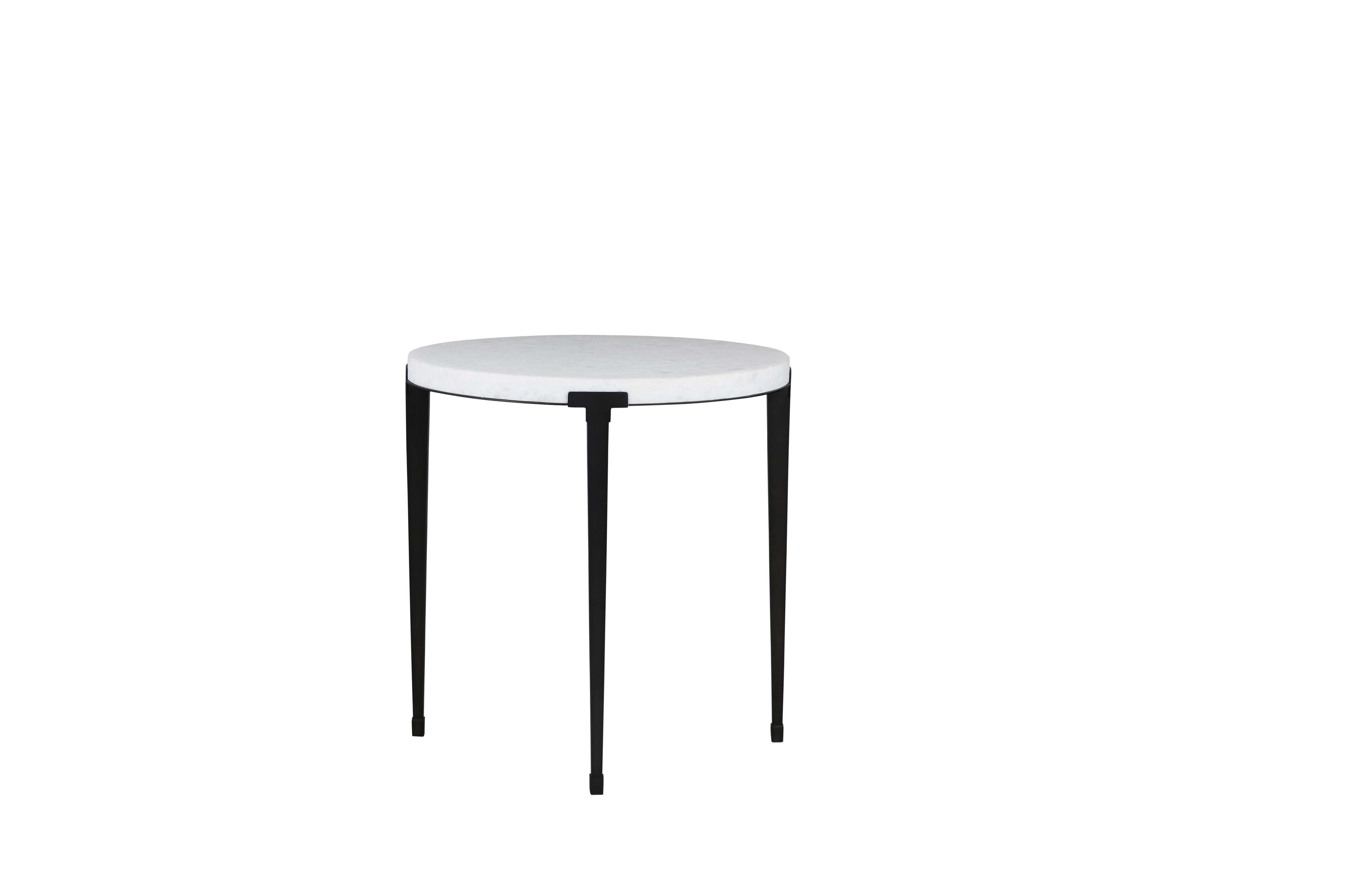 Coalesce Arctic Marble Side Table