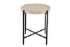 Paterson Travertine Accent Table