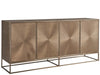 Fusion Brass Sideboard / Media Unit