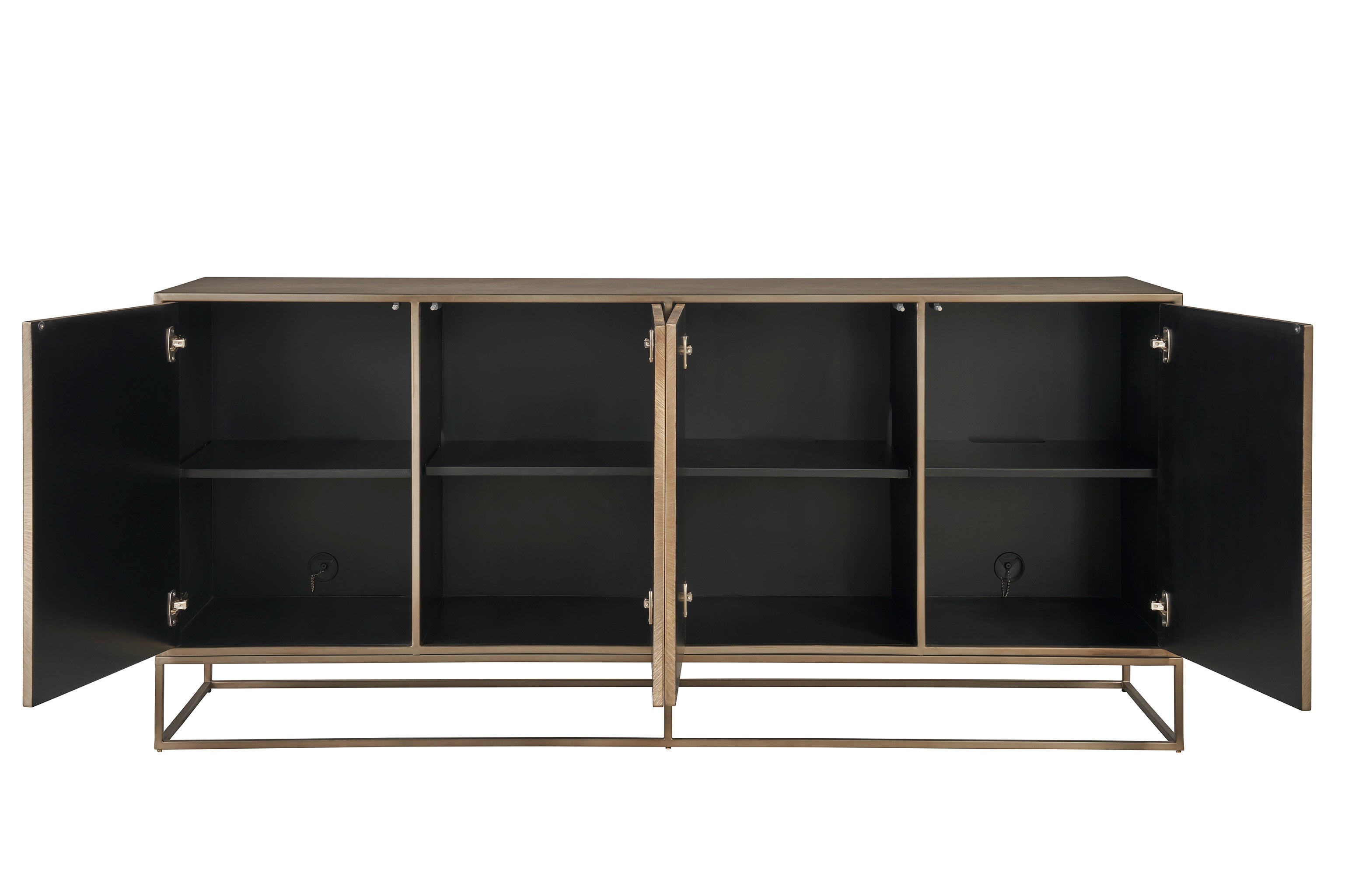 Fusion Brass Sideboard / Media Unit