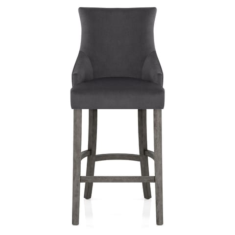 Signature Charcoal Oak Bar Stool