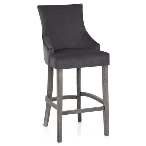 Signature Charcoal Oak Bar Stool