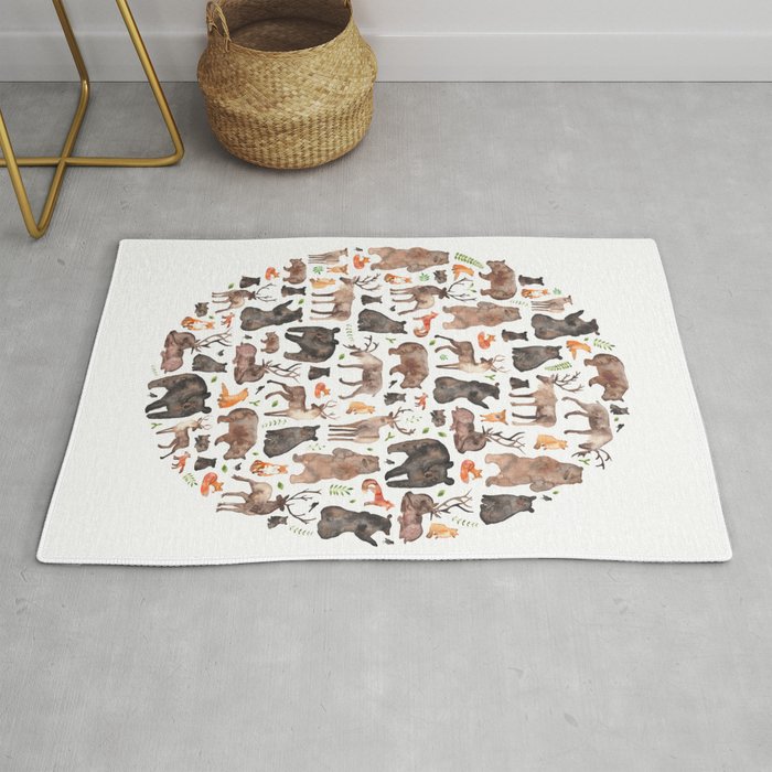 Wilderness Water Colour Play Mat