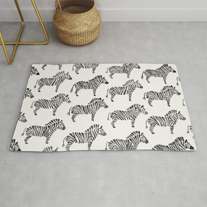 Zebra Water Colour Play Mat